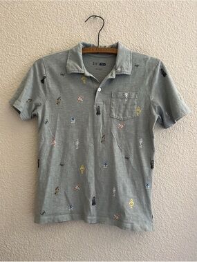 Gap Star Wars Polo Shirt Kids Size Large